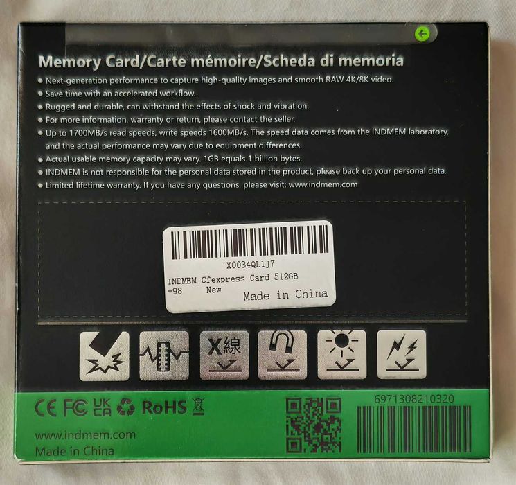 Vand Card de Memorie CFexpress Tip B 512GB nou sigilat