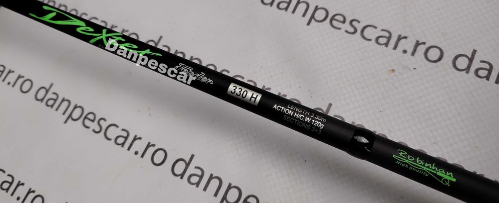 SET FEEDER Lanseta DEXTER 3,30m 120gr + Mulineta EFB4000 6 rulmenti si 150m fir