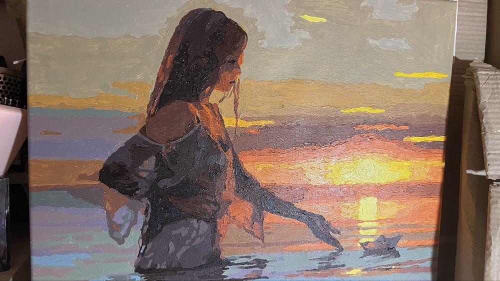 Ръчно рисувани картини по номера