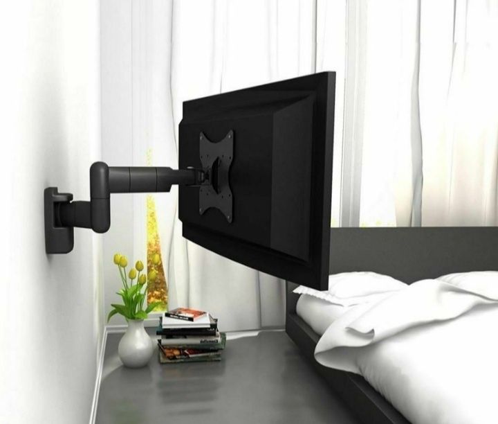 Установка телевизора на стене и кранштенов электрик установка люстра