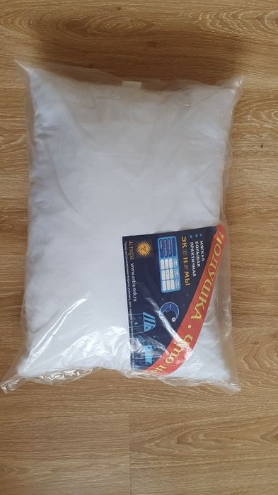 Подушка 50*70, наполнитель экофайбер, ткань полиэстер