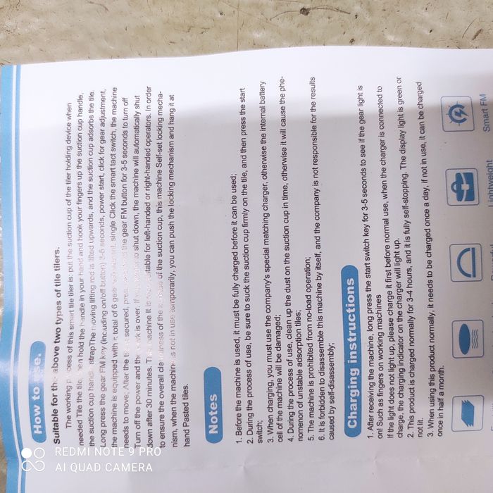 Ventuză vibranta pentru placi ,cu 2 acumulatori. 60kg