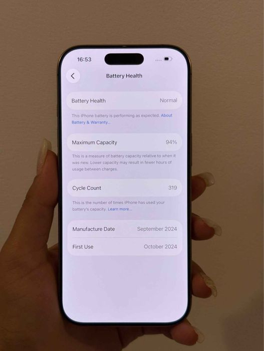 Iphone 16 pro.