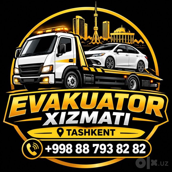 Evakuvator xizmati 40.00 sumdan boshlap