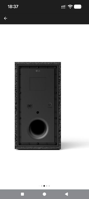 Soundbar LG S40TR, 4.1, 400W, AI Sound Pro, Kit surround wireless spate, Bluetooth, HDMI, USB, Negru