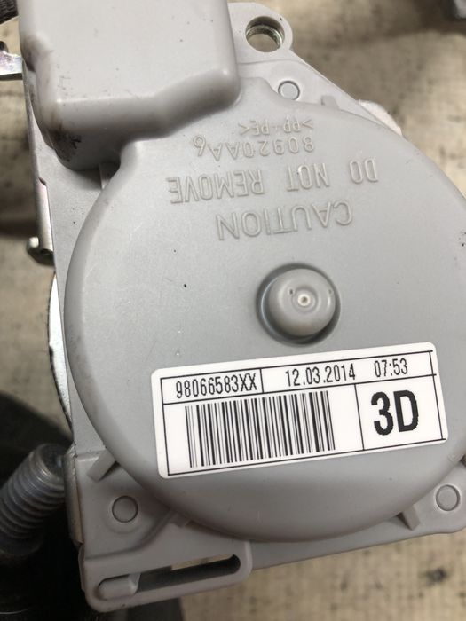 set centuri spate stanga- dreapta locul 6-7 citroen c4 grand picasso 1