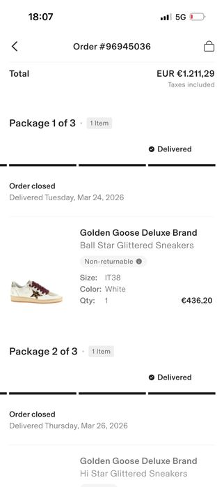 Golden goose, originali, 38