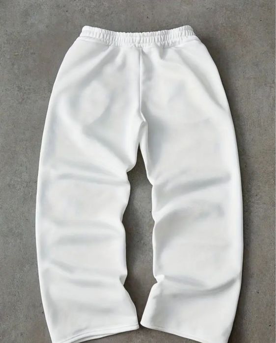 Pantaloni Casual/Sport , Barbați / Baieti, Albi  cu cruce