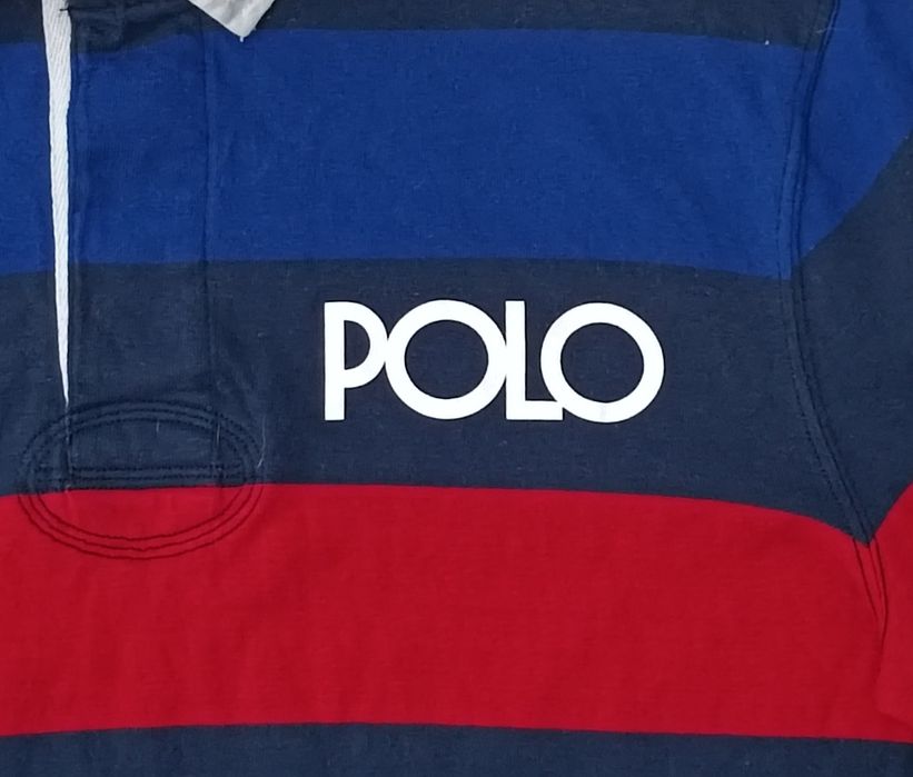 POLO Ralph Lauren Striped Polo оригинална блуза M памук поло фланелка