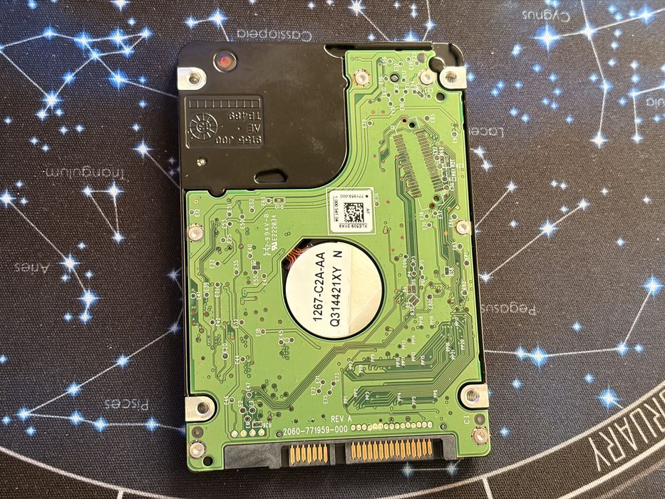 WD Blue 500GB 2.5” HDD – добро състояние, 5400 RPM