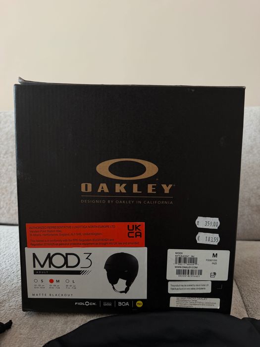 Oakley MOD3 MIPS ски каска – размер M (55–59 см), Matte Blackout