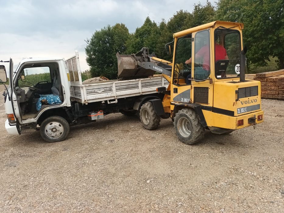 excavator +  basculanta de 3,5t de inchiriat