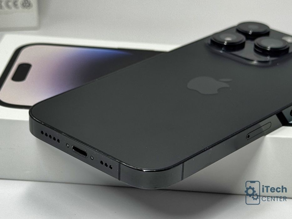 iPhone 14 Pro, 256GB, Black, 100% батерия, КАТО НОВ, 1г. ГАРАНЦИЯ!