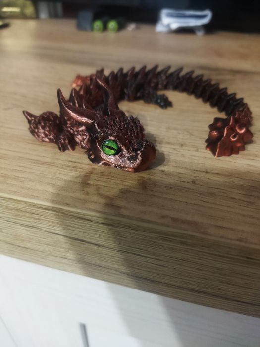 3D принтирано драконче играчка