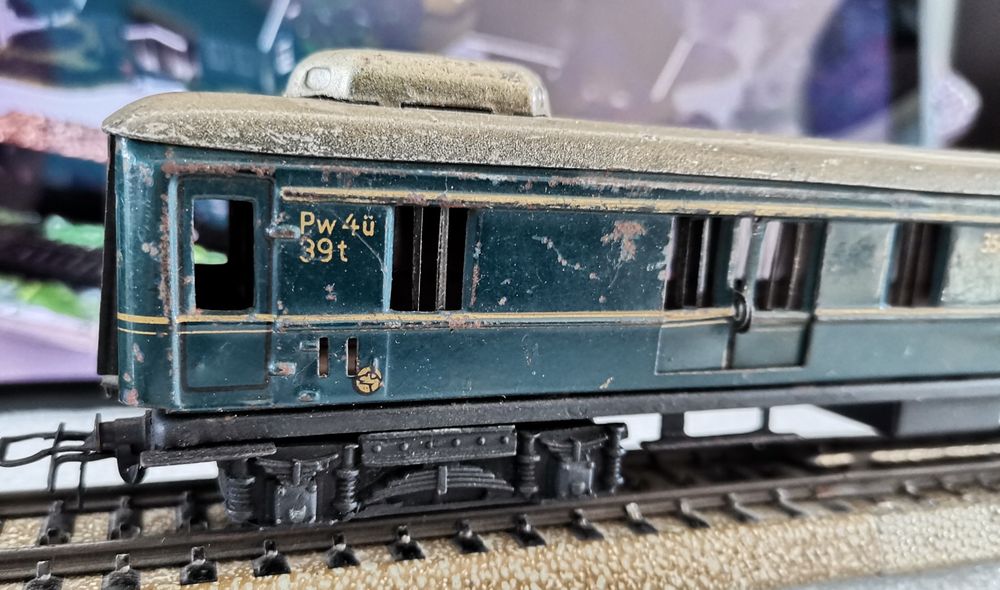 Запазено и действащо колекционерско електрическо влакче Marklin 4