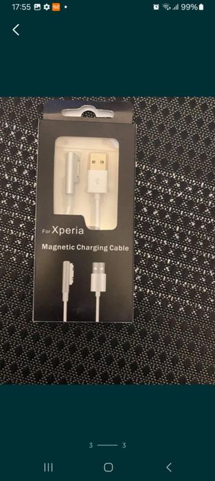 Vând cablu magnetic Sony xperia