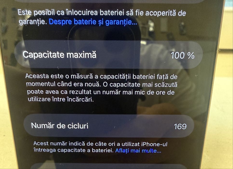 Iphone 16 pro / 128 gb / 100% baterie / garantie