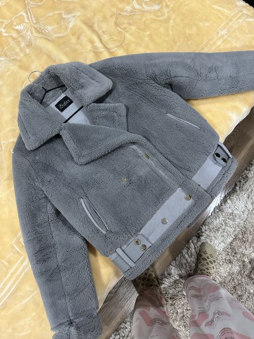 Теплая дубленка шубка