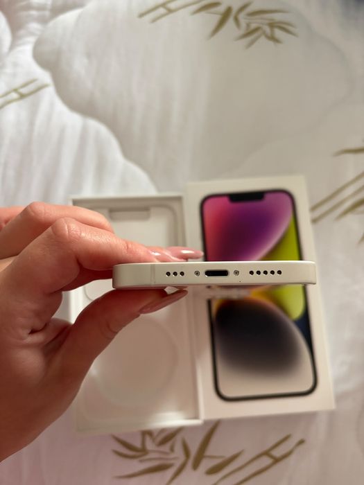 Iphone 14 alb  stare impecabila