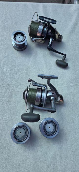 Doua mulinete Daiwa, crap, somn.