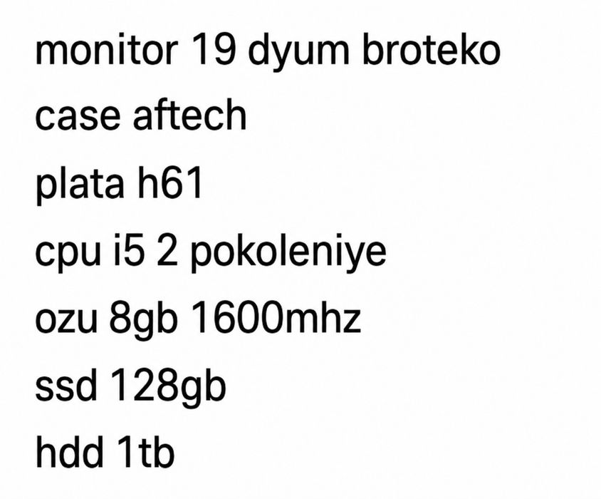 Offis ucun kompyuter sotiladi