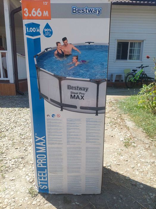 Vand piscina Bestway Steel Pro Max.Dimensiuni 366M/1M