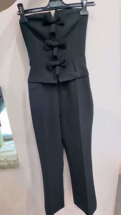 Черен елегантен гащеризон Zara