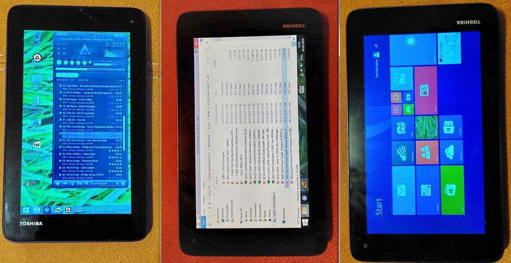 Tableta ToSHIbA Windows