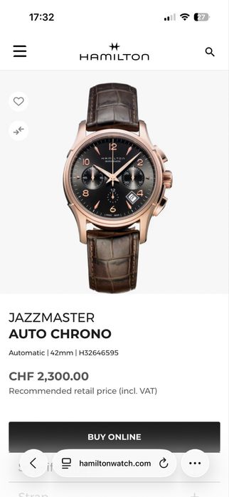 Ceas Hamilton Automatic Chronogprah