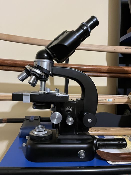 Microscop didactic IOR Bucuresti binocular stare perfecta