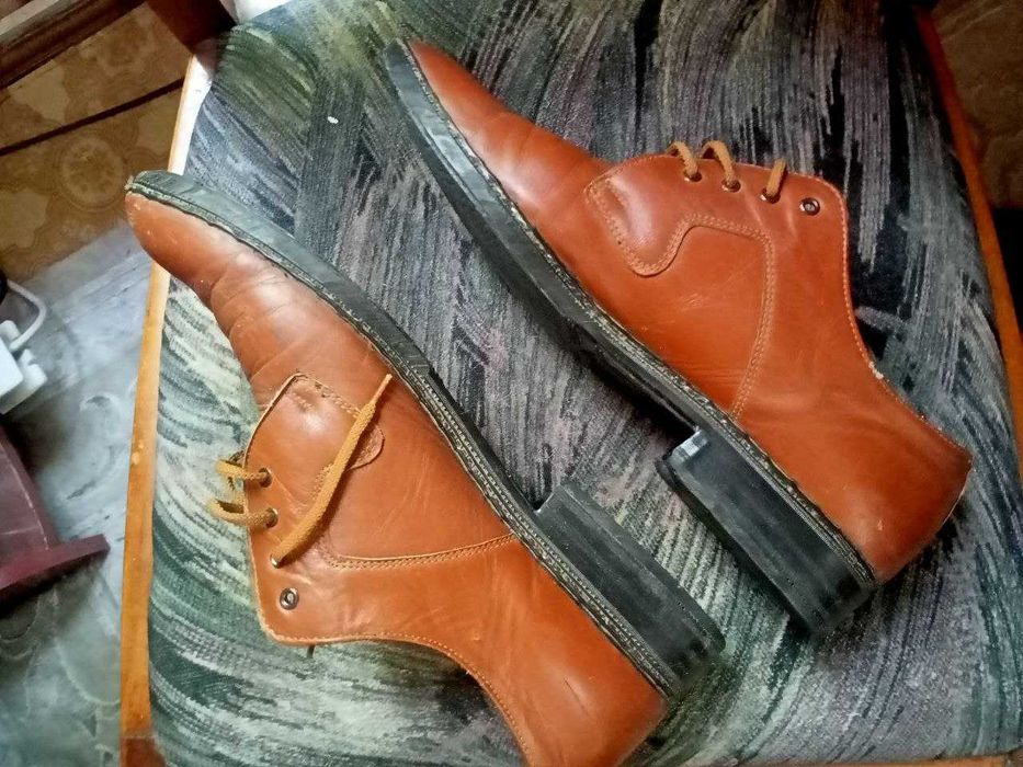 туфли мужские. кожанные. производство чехословакия.