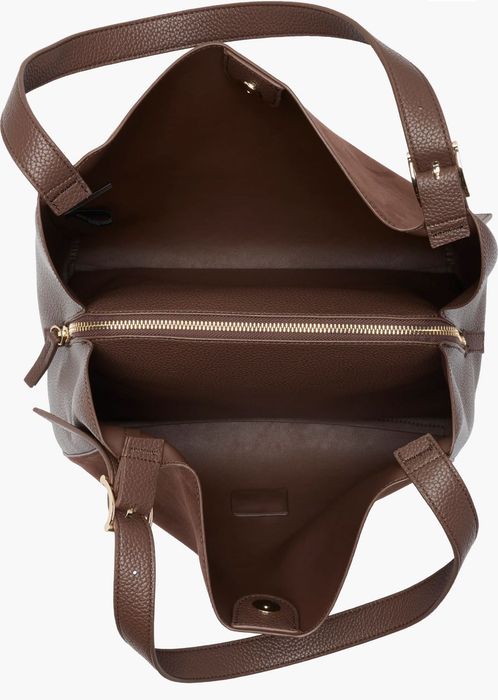 DKNY Chocolate Miller Triple Compartment Tote Bag