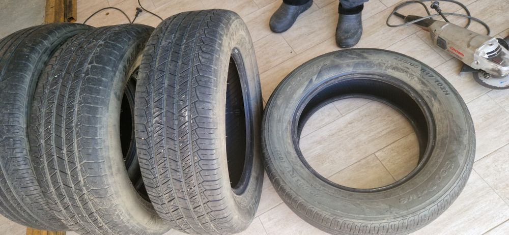 Продам бу летние шины 225х65хR17