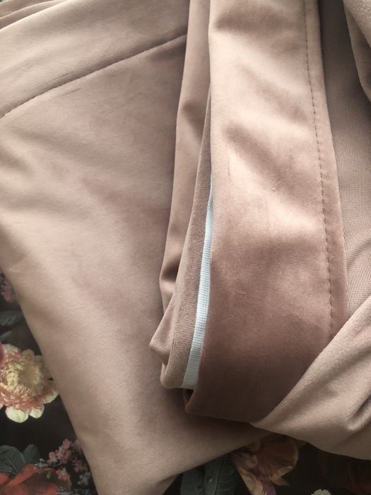 Draperie catifea roz pudra 3m