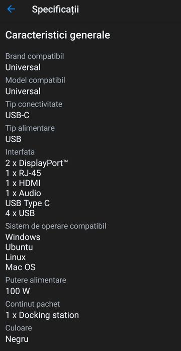 Docking station  HP USB-C G5 5TW10AA