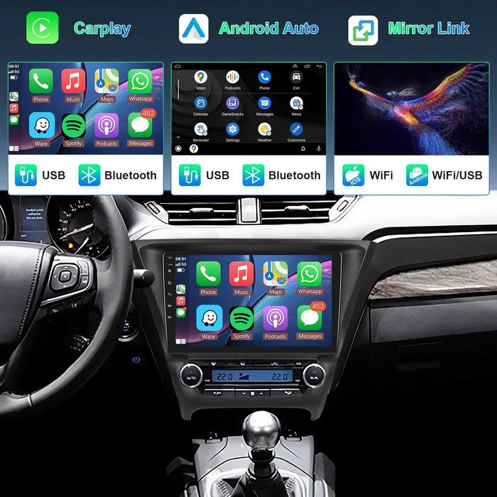 Мултимедия за Toyota Avensis Touring Sports Навигация плеър Android