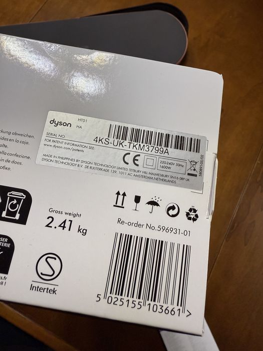 Dyson Airstrait Strawberry bronze/blush pink new/nou