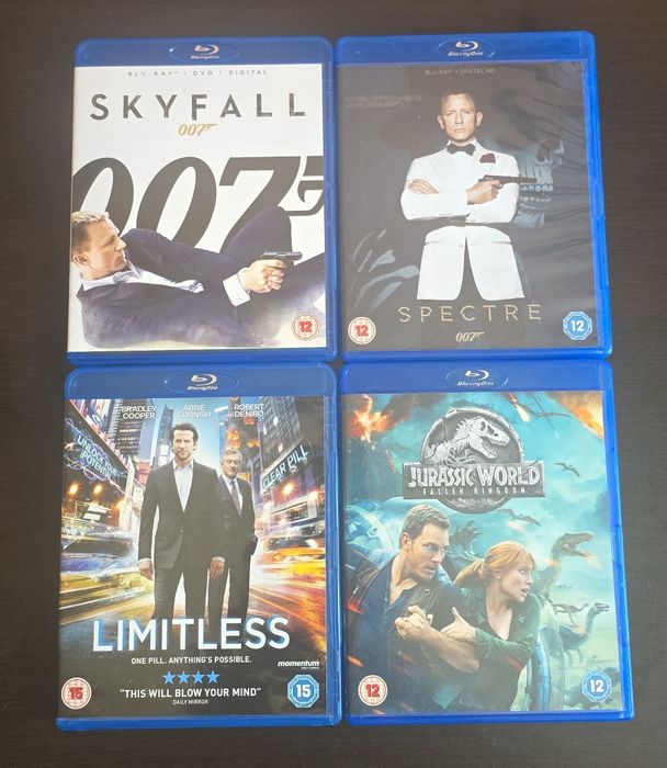 Lot 15 Blu-ray originale – Venom, 007, X-Men, The Hunger Games, Marvel