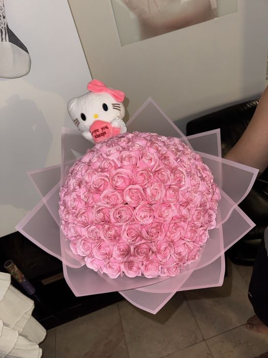 Buchet trandafiri din sapun