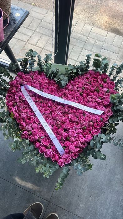 цветы в форме сердца