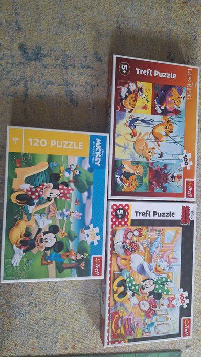 3 puzzle varsta 5+
