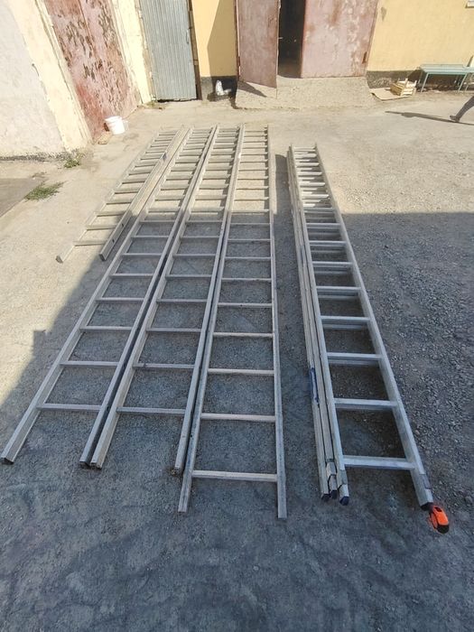 Продам алюминиевые и деревянные лестницы