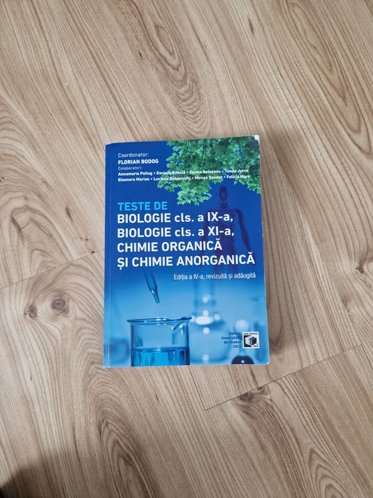Cărți si Culegeri pentru pregătire biologie bac si admitere din Corint.
