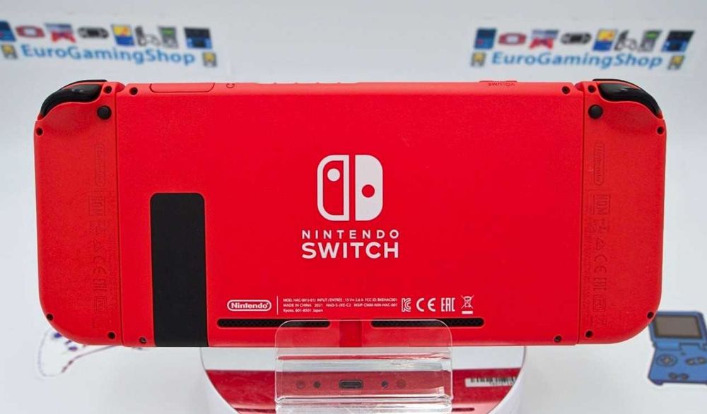 Consola Nintendo Switch V2 Mario Ed. BOX Modat Picofly/128GB/18 Jocuri