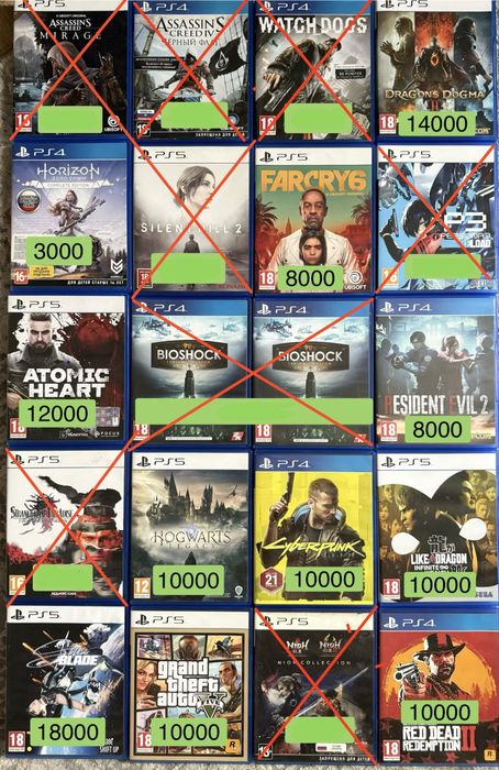 Игры для PS4 PS5 по доступной цене