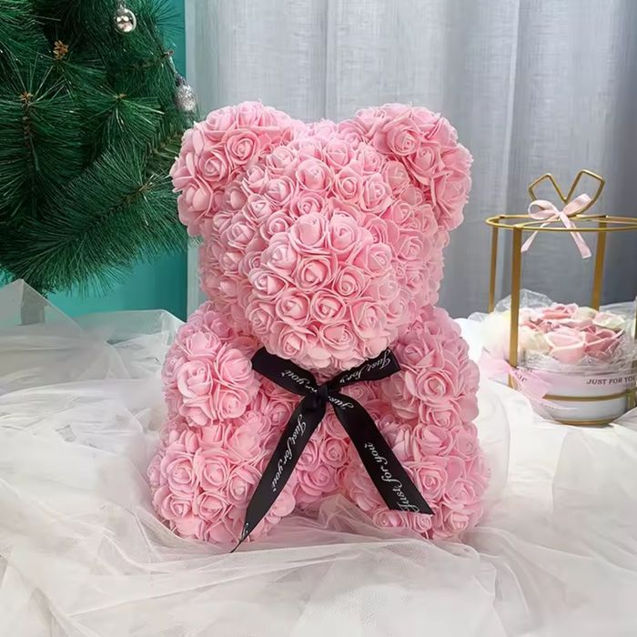 Мече от рози, мечета от рози, подарък за жена