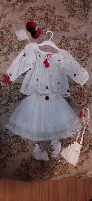 Set  ie, fusta și accesorii bebe / copilaș