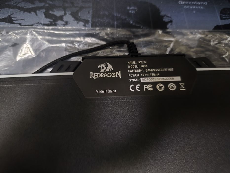 Set Mouse Lenovo LEGION gaming PLUS Mouse pad RGB Noi