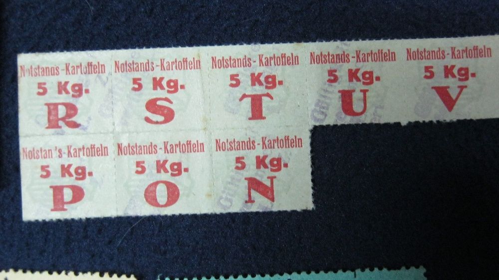 Cartele de rationalizare alimente,WW1,Elvetia.1915-1919.
