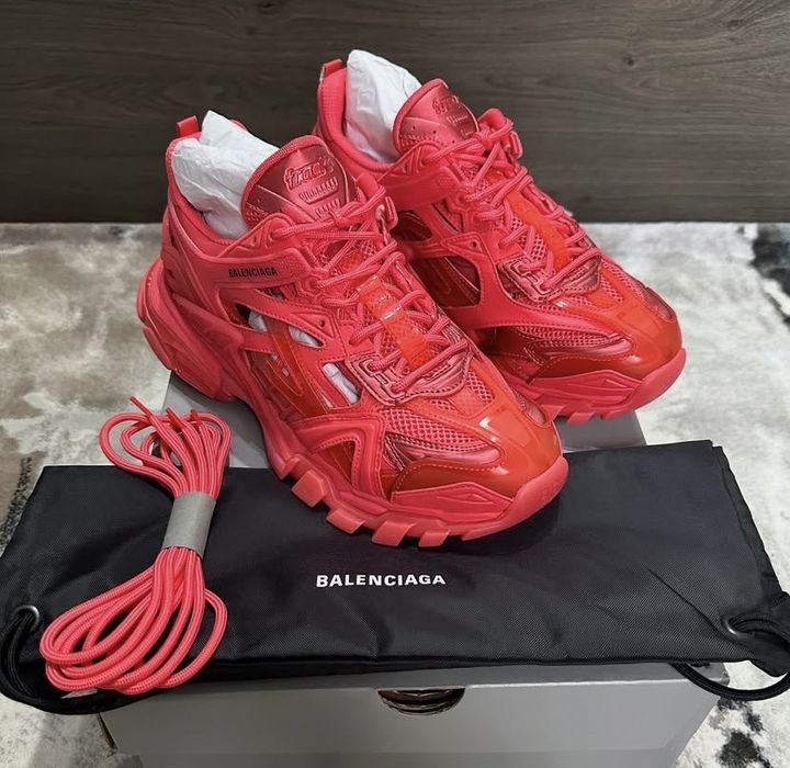 Adidasi balenciaga track red